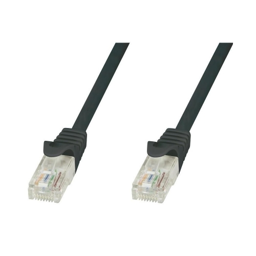 Patch Cord Kat5e U/utp 5m Czarny Soho Cca Techly